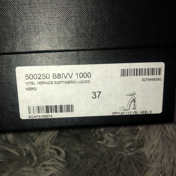 Black YSL “You So Lucky” “Opyum” heel. - Picture 4 of 6